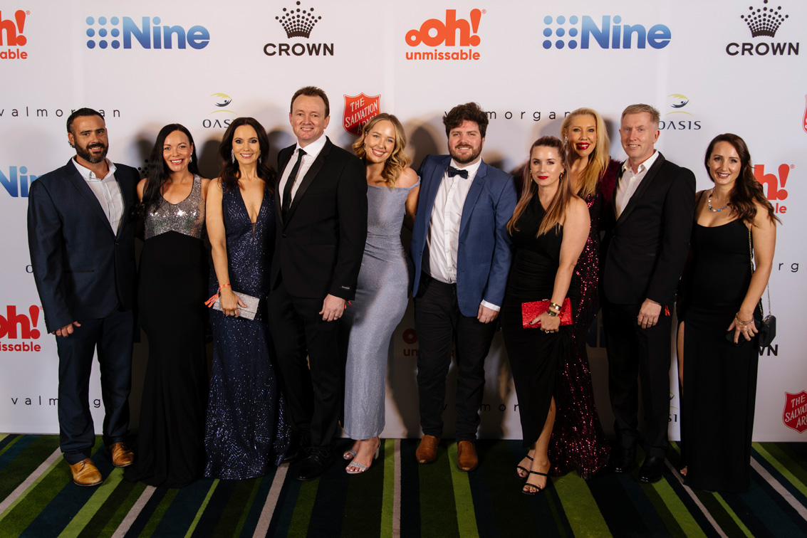 Good times in front of the Oasis Ball Media Wall