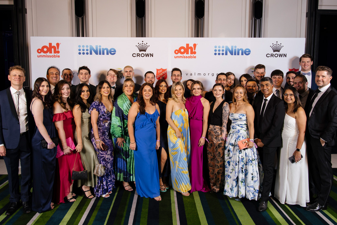 Good times in front of the Oasis Ball Media Wall