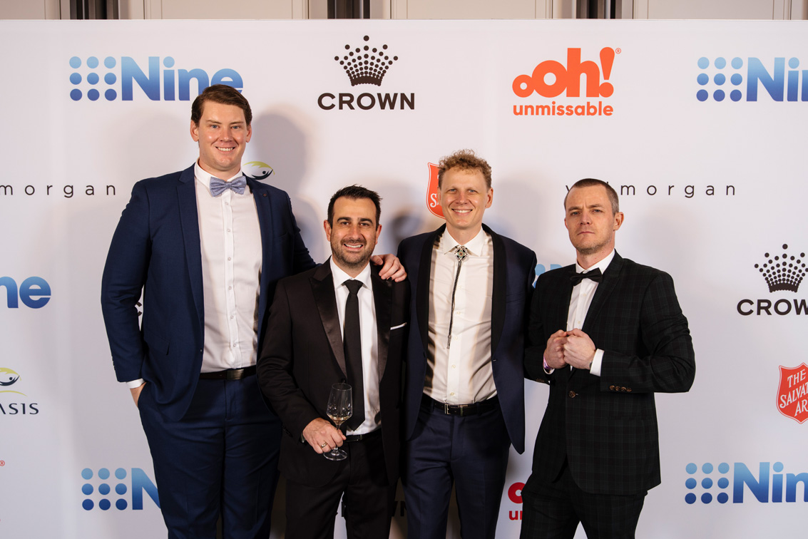 Good times in front of the Oasis Ball Media Wall