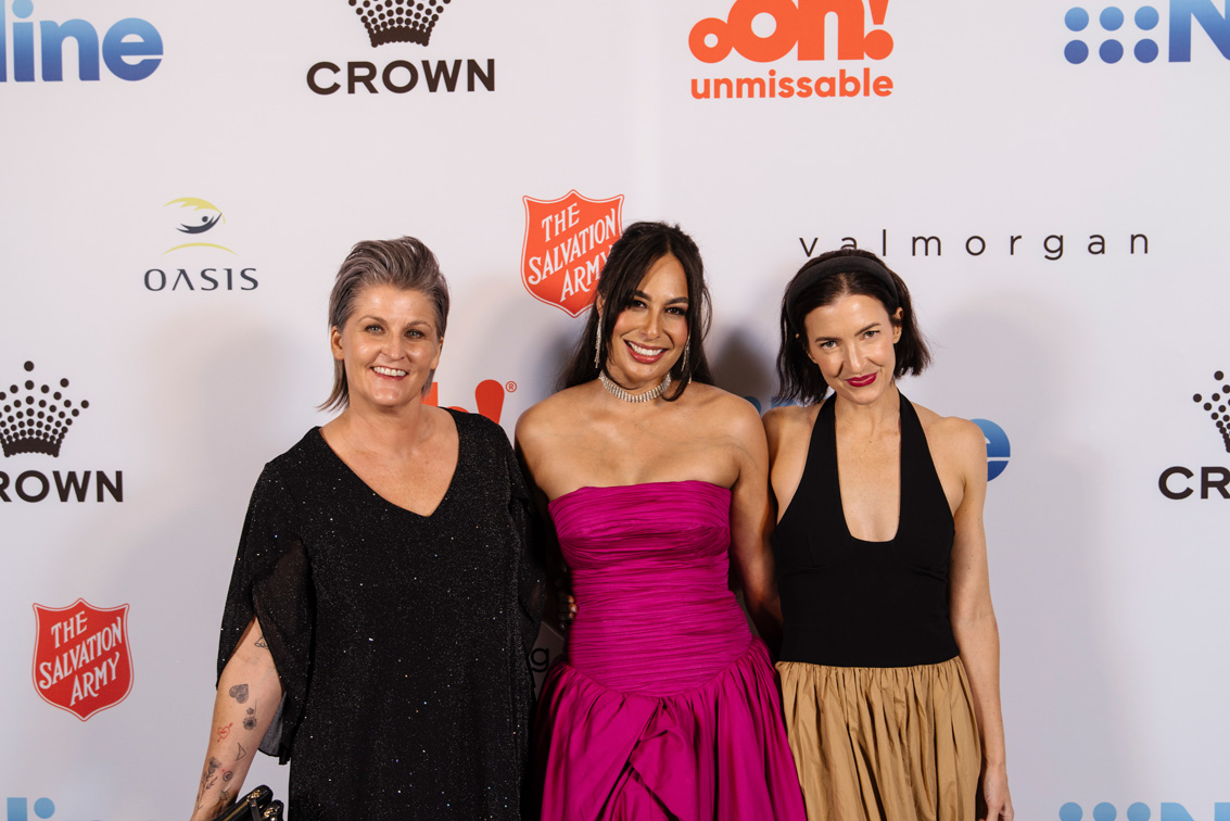 Good times in front of the Oasis Ball Media Wall