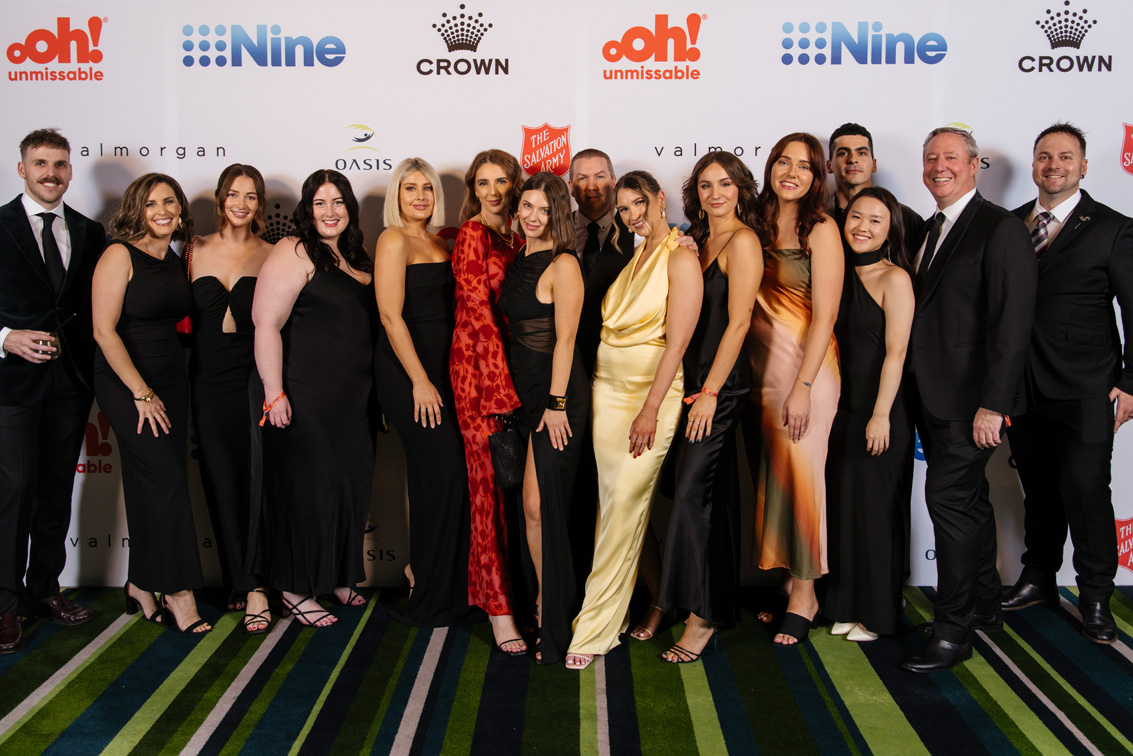 Good times in front of the Oasis Ball Media Wall