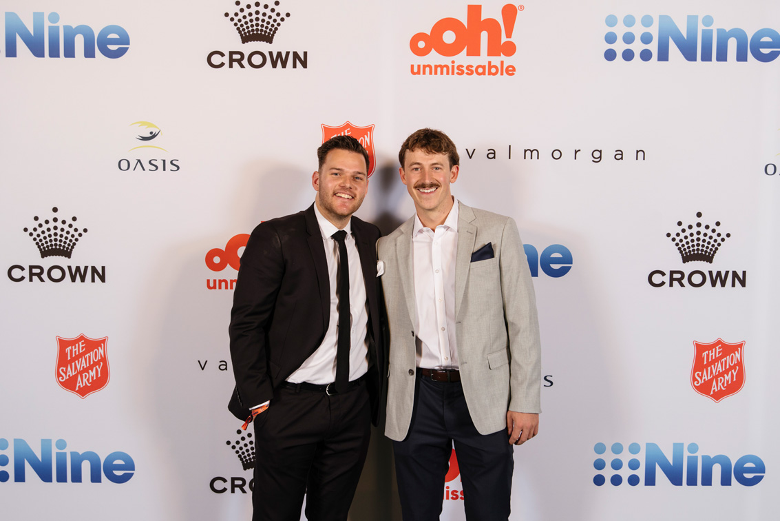 Good times in front of the Oasis Ball Media Wall