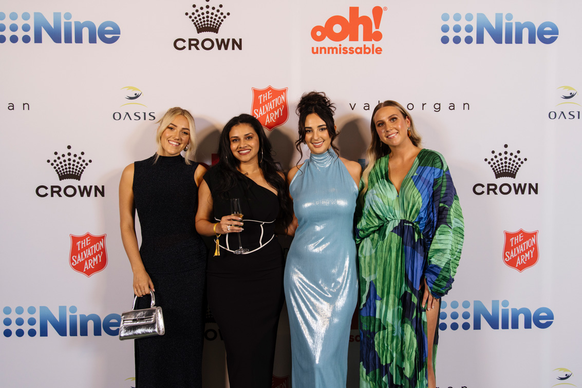 Good times in front of the Oasis Ball Media Wall