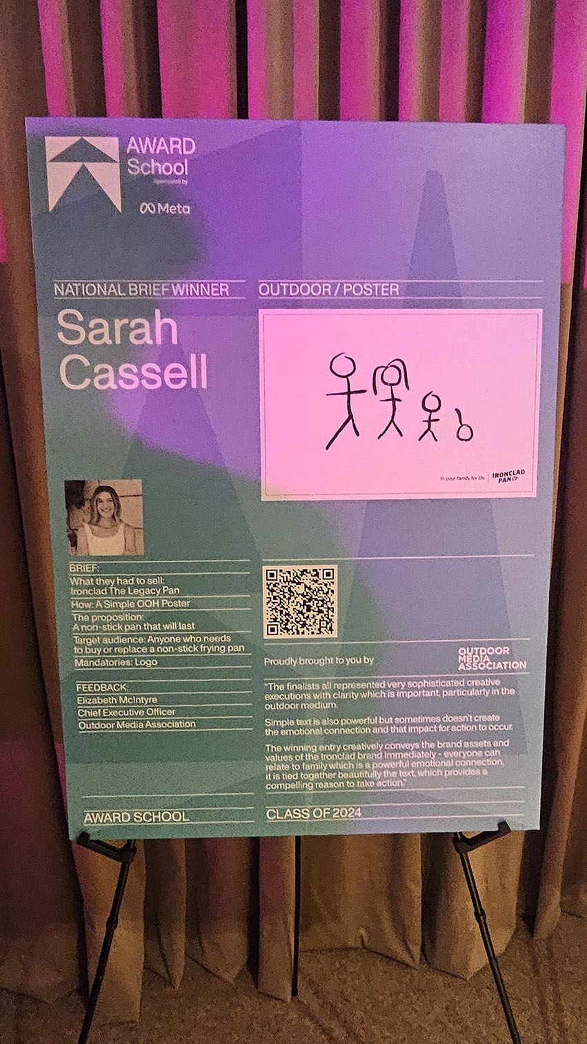 Western Australia’s Sarah Cassell named AWARD School 2024 national top student
