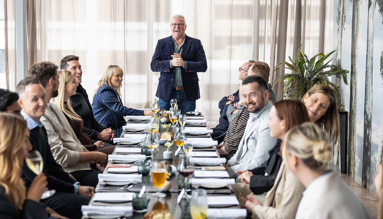 Nine Perth hosts media and clients at long table lunch with The Block’s Scott Cam