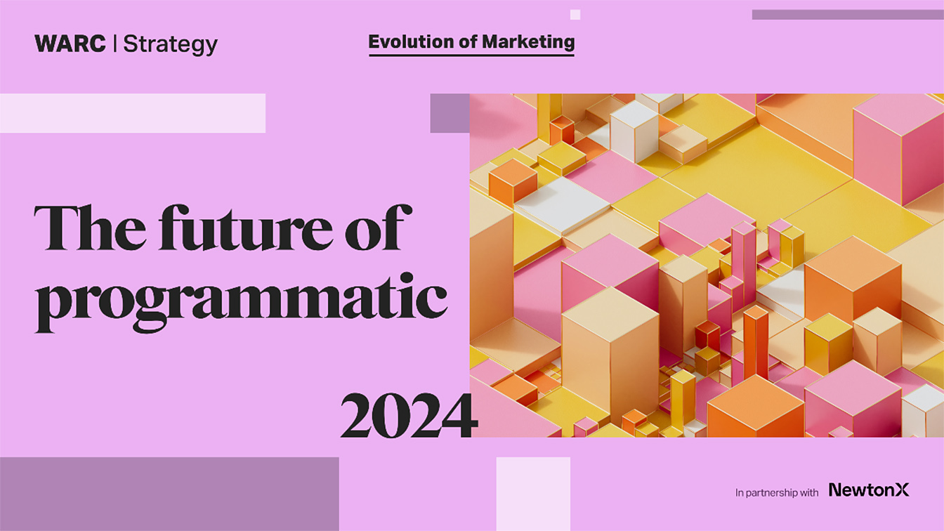 New survey-led research by WARC and NewtonX explores major trends in programmatic