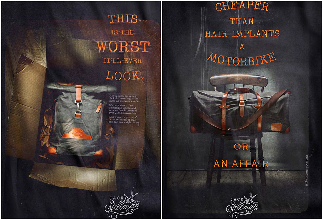 kwpx&partners’ new campaign for boutique baggage brand Jack Stillman is sew cool