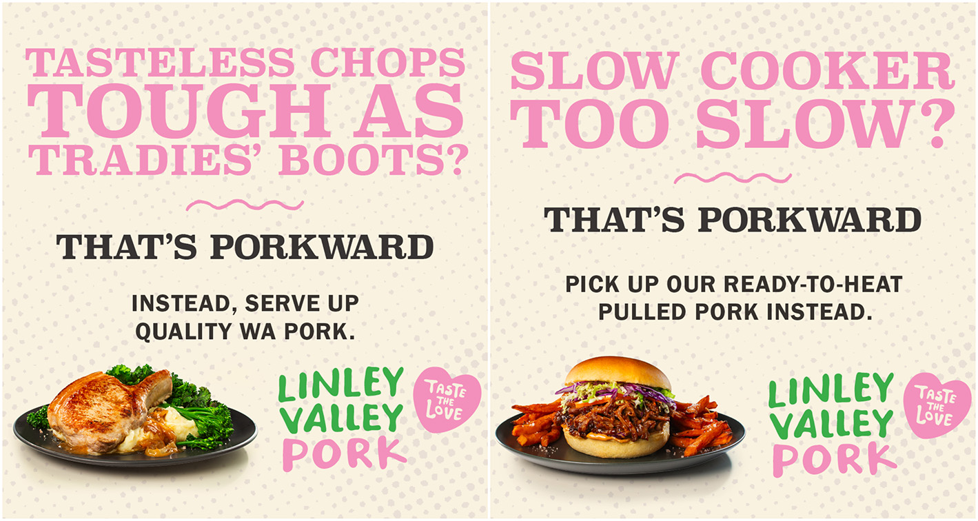 West Aussies urged to ‘Avoid Porkwardness’ in fun campaign via Linley Valley Pork and Moonsail