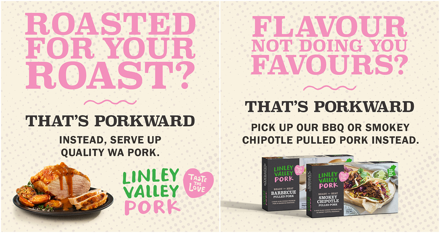 West Aussies urged to ‘Avoid Porkwardness’ in fun campaign via Linley Valley Pork and Moonsail