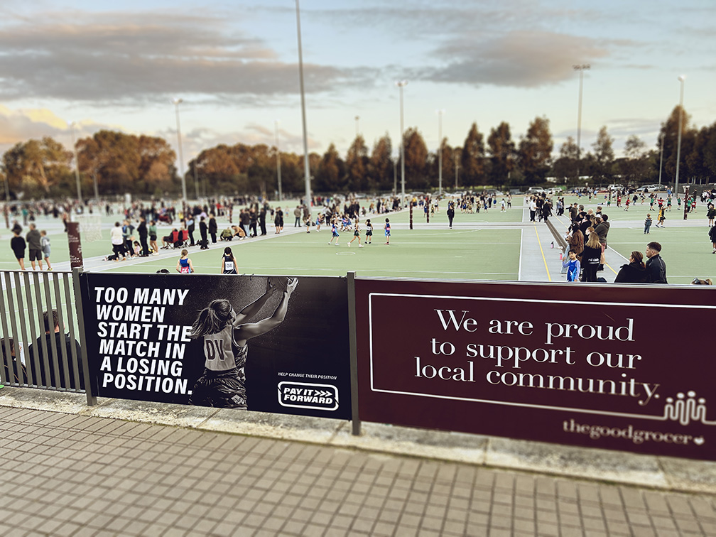 Netball courts become platforms for DV awareness via ‘Change Their Position’ campaign