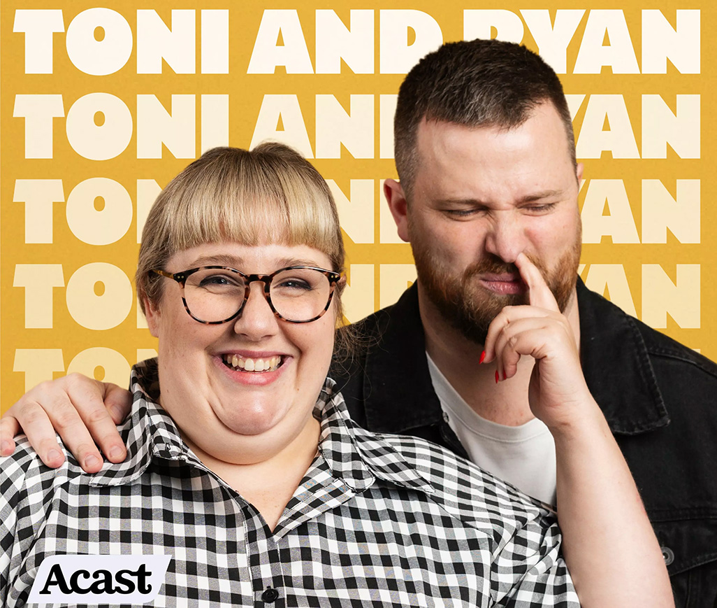 Toni and Ryan podcast sign with Acast
