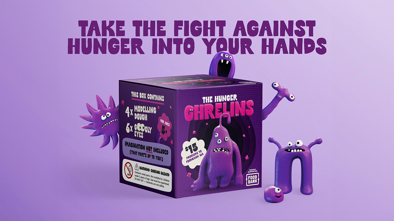 The Brand Agency and Foodbank WA’s ‘The Hunger Ghrelins’ wins 2 golds at the Good Design Awards