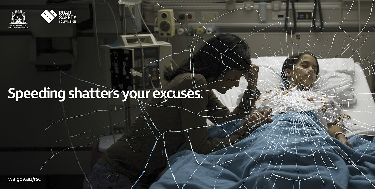 Gatecrasher tackles speeding via new ‘Shattered Excuses’ campaign for Road Safety Commission