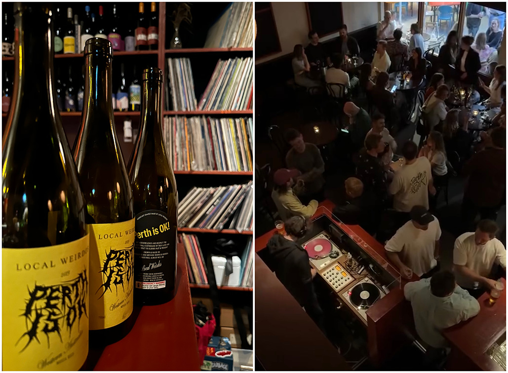 Perth is OK! launches collaboration wine with Local Weirdos at Astral Weeks