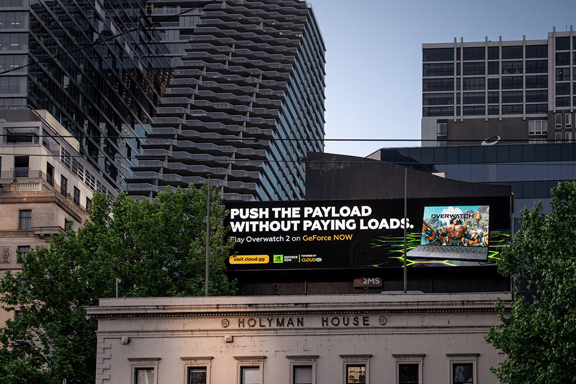 GeForce NOW brings cloud gaming to life with PAX Australia OOH campaign via MITP and M&W