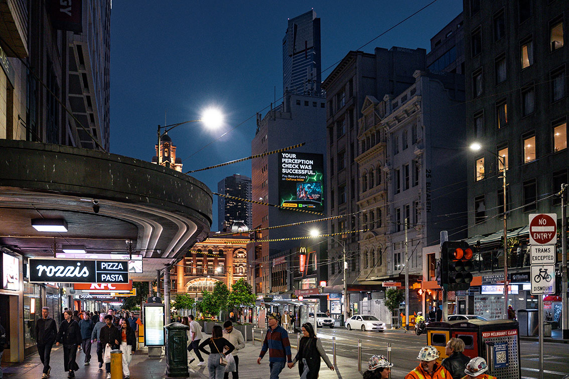 GeForce NOW brings cloud gaming to life with PAX Australia OOH campaign via MITP and M&W