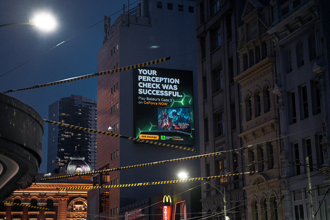 GeForce NOW brings cloud gaming to life with PAX Australia OOH campaign via MITP and M&W