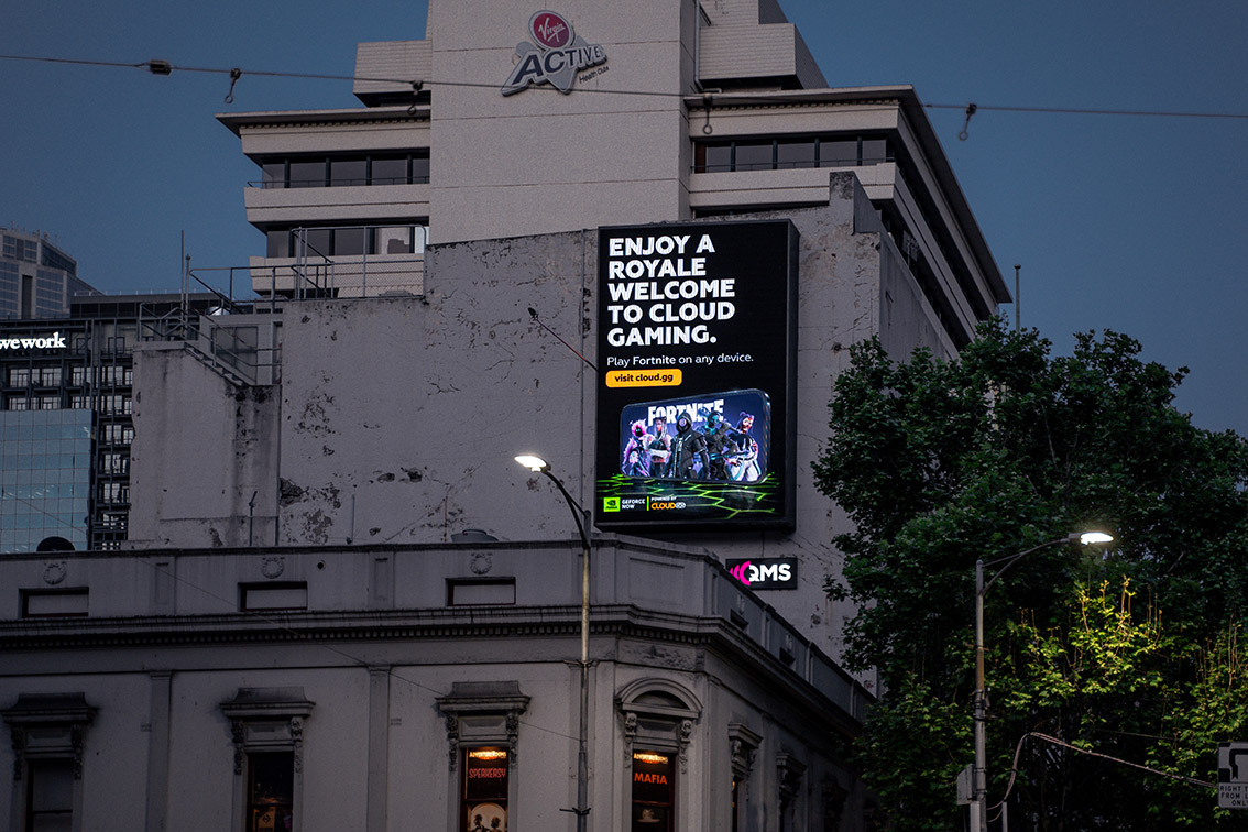 GeForce NOW brings cloud gaming to life with PAX Australia OOH campaign via MITP and M&W