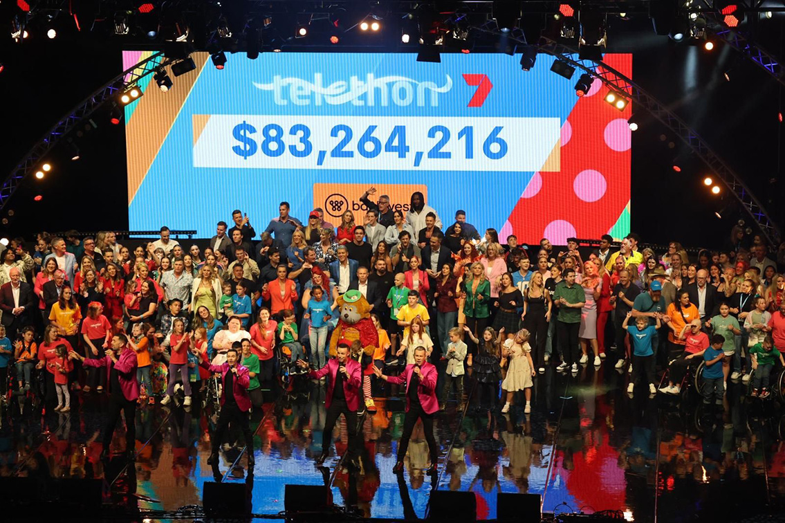 Channel 7 Telethon raises $83.3 million – New record set as WA digs deep