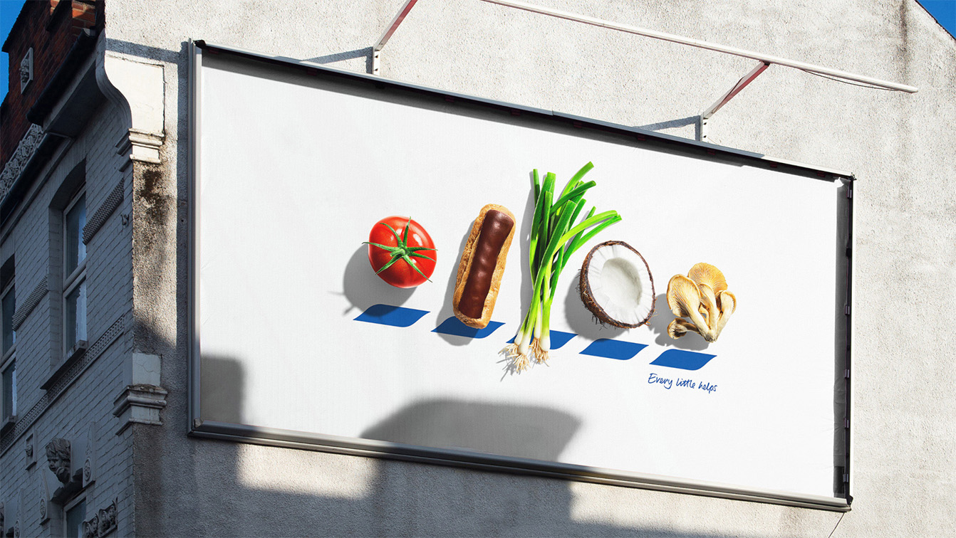 Seen+Noted: BBH London uses food to recreate Tesco’s iconic logo via new OOH campaign