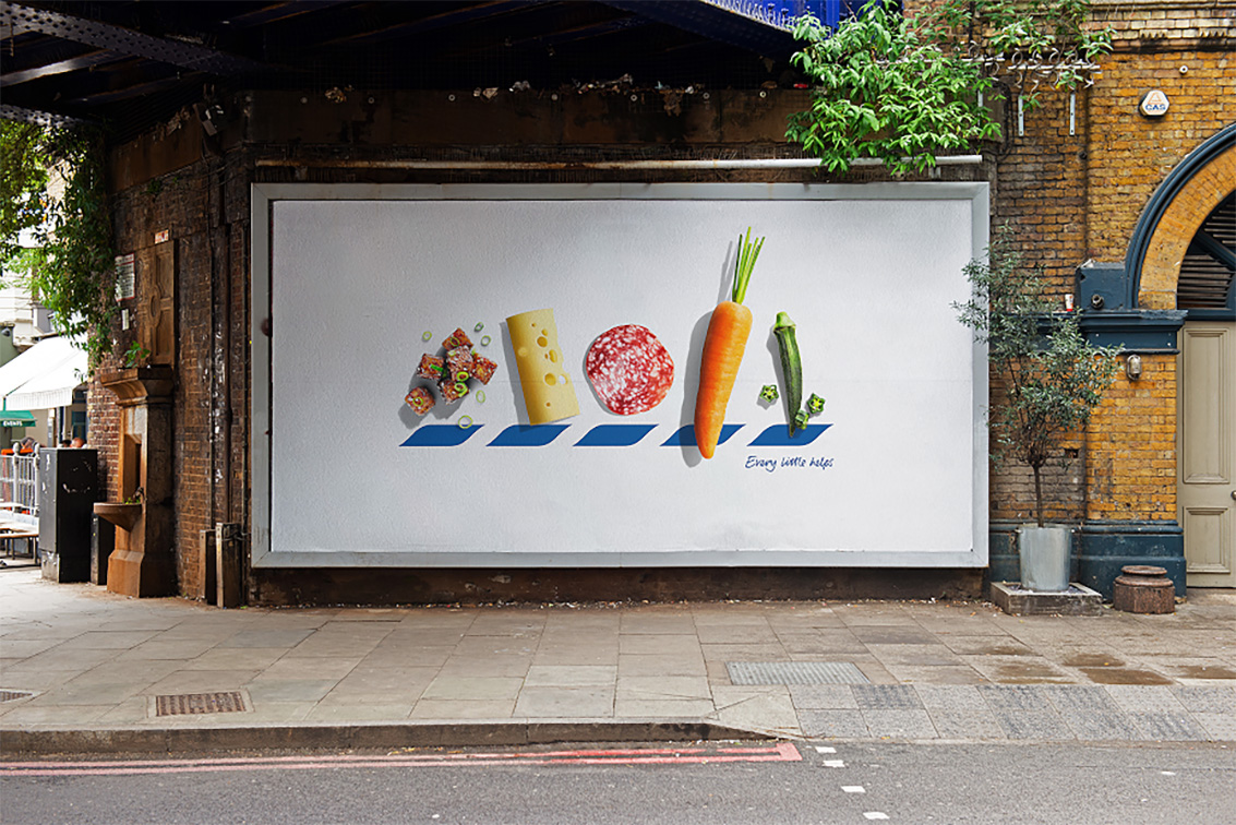 Seen+Noted: BBH London uses food to recreate Tesco’s iconic logo via new OOH campaign