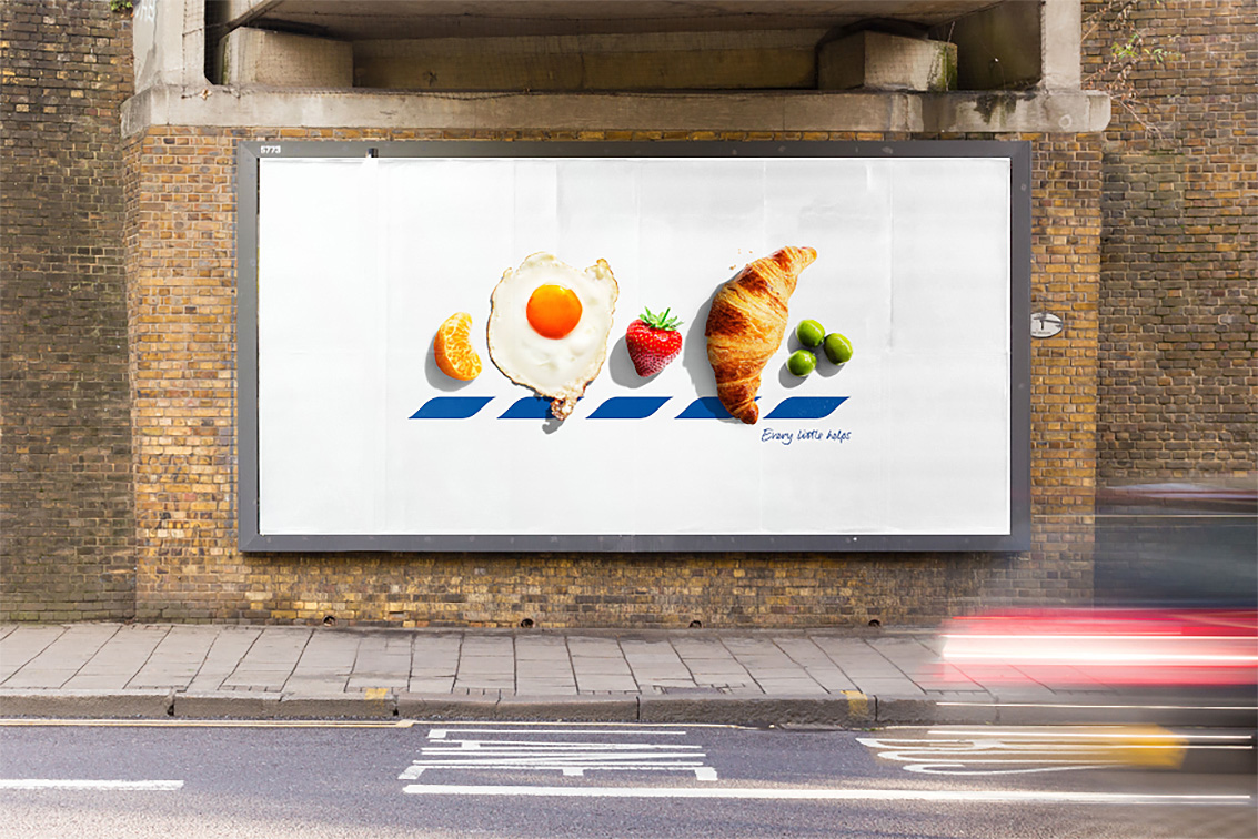 Seen+Noted: BBH London uses food to recreate Tesco’s iconic logo via new OOH campaign