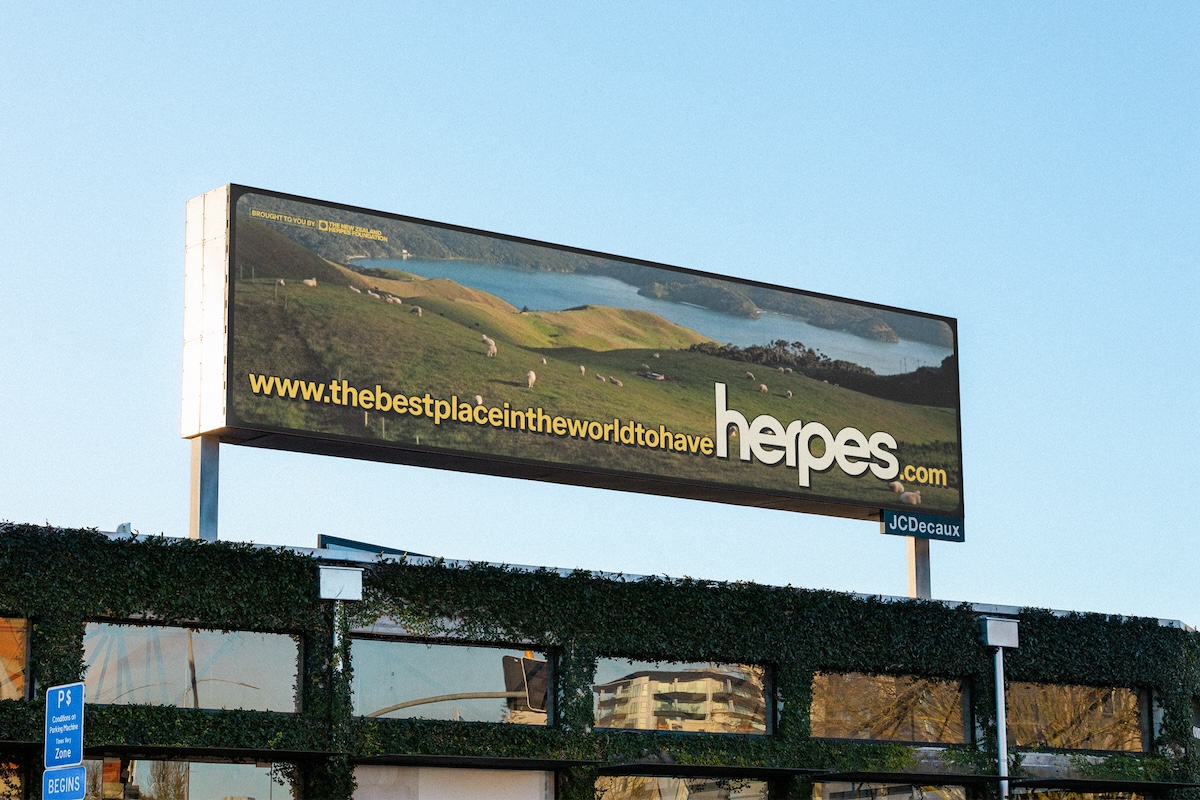 Seen+Noted: NZHF challenges NZ to become the best place in the world to have herpes in new behaviour-change campaign via Motion Sickness