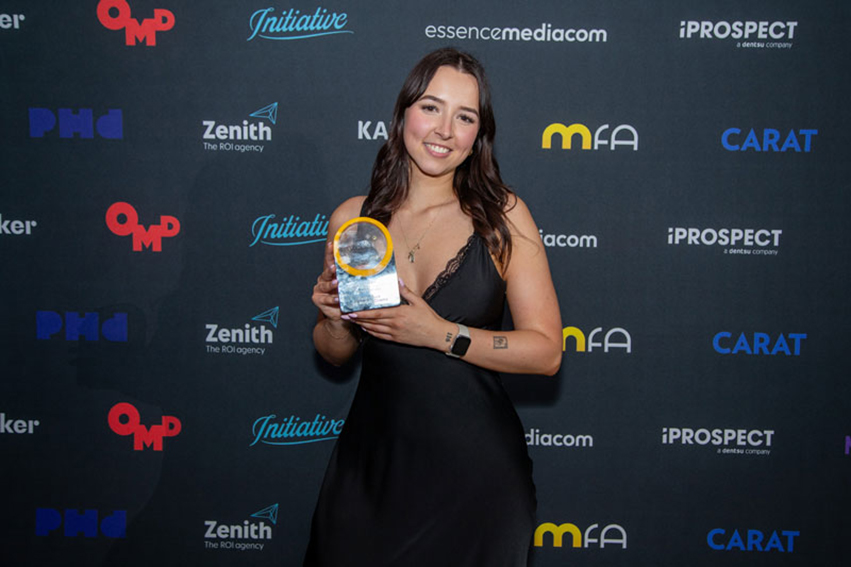 Yahoo goes back to back at the Media i Awards as WA Sales Team of the Year: Caitlin Buck, Isabella Maynard, Jess Cameron, Marie Thomas, Sebastian Tatur + Siahn Nardi the individual winners