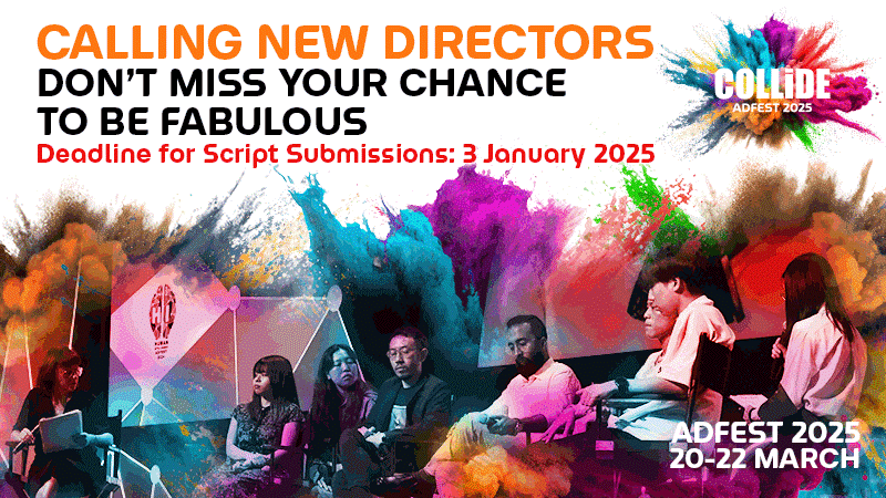 AdFest 2025 calls for Five Fabulous New Directors to showcase new directors in the APAC region