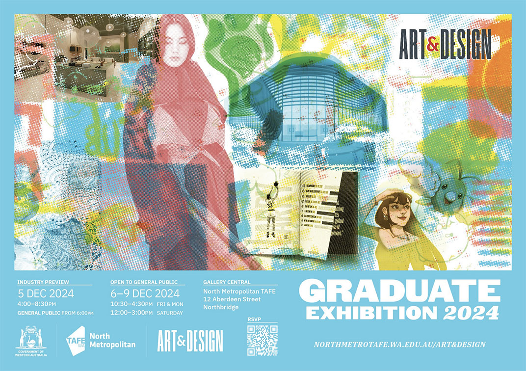 The 2024 NM TAFE Art & Design Graduate Exhibition opens Thursday, December 5