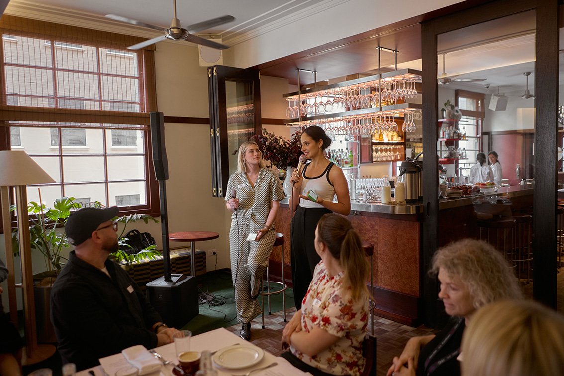 Adam Ferrier chats weaponizing creativity at inaugural WAMA and PADC breakfast