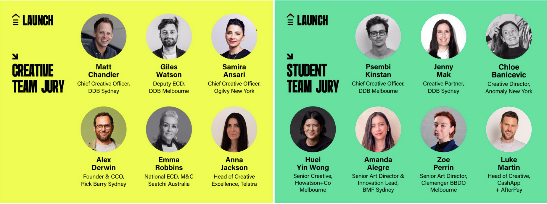 Deadline fast approaching for FBI TALENT CO. and DDB Australia’s LAUNCH programme: entries due Friday November 29; LAUNCH jury panels revealed