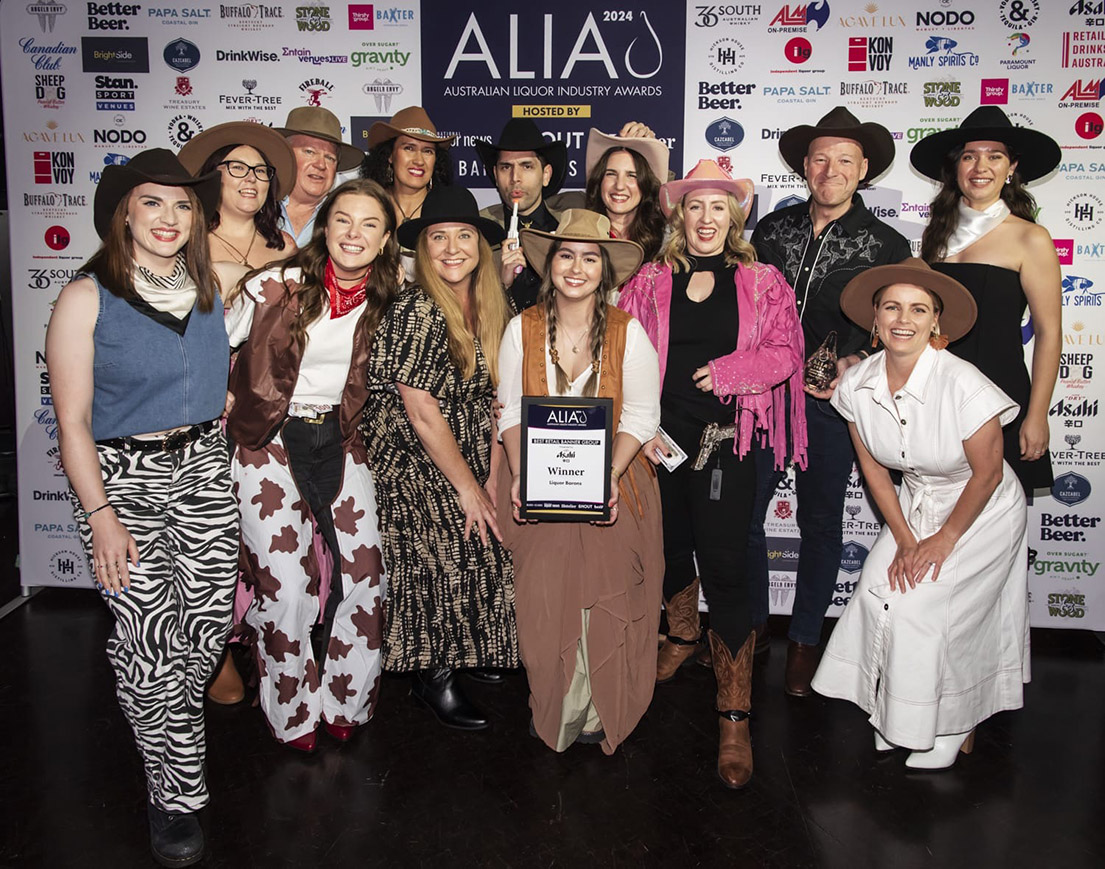 Liquor Barons crowned Best Retail Liquor Group in the country at the 2024 Australian Liquor Industry Awards