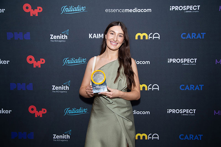 Yahoo goes back to back at the Media i Awards as WA Sales Team of the Year: Caitlin Buck, Isabella Maynard, Jess Cameron, Marie Thomas, Sebastian Tatur + Siahn Nardi the individual winners