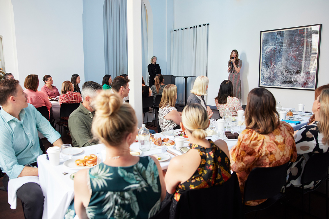 The Brand Agency hosts client breakfast with WPP AUNZ President Rose Herceg