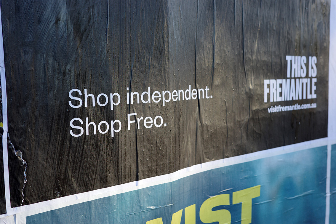 The City of Fremantle are encouraging shoppers to “Shop Independent. Shop Freo.”
