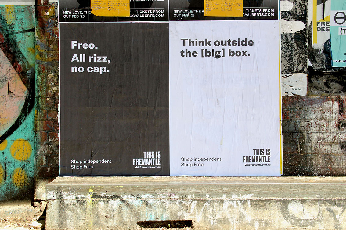 The City of Fremantle are encouraging shoppers to “Shop Independent. Shop Freo.”