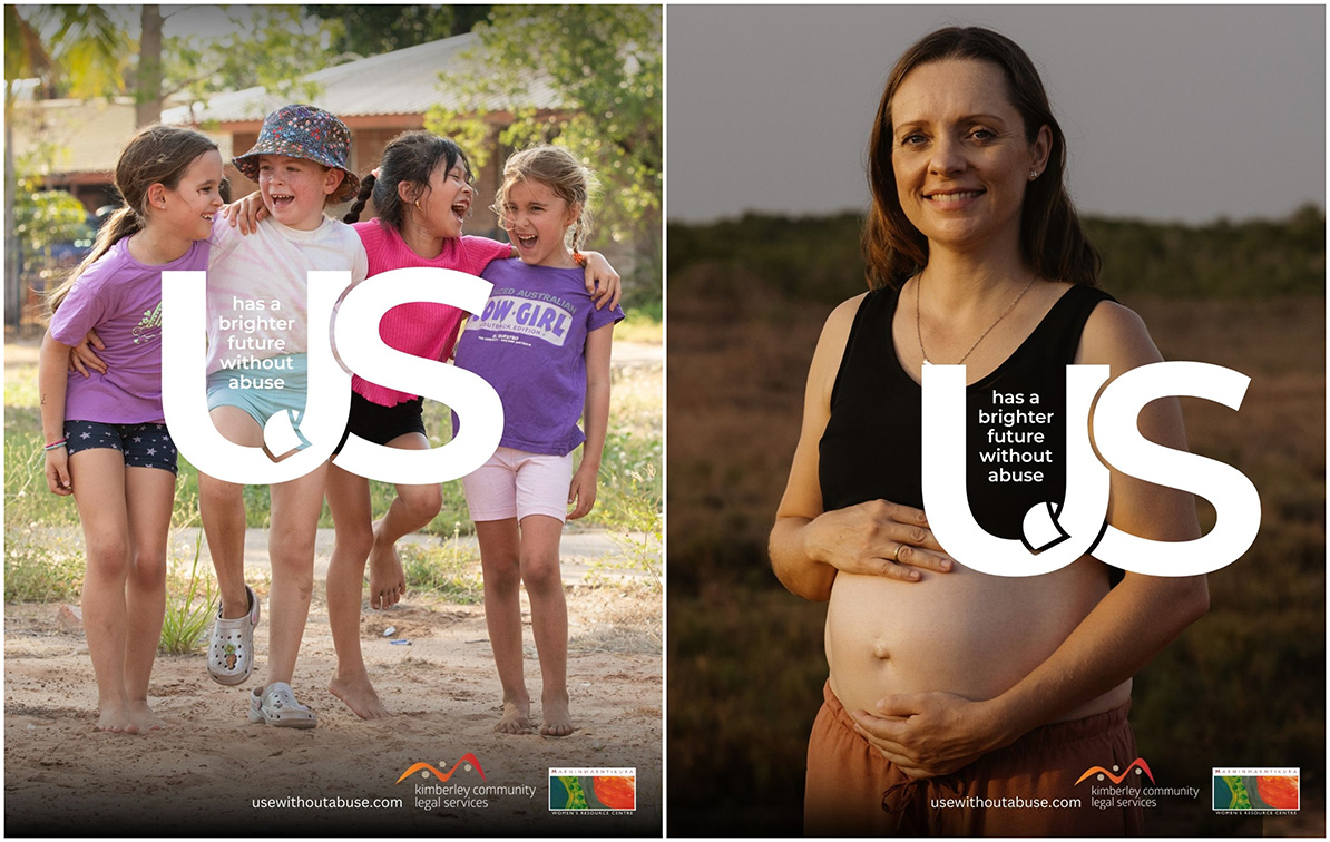 Wunan Media and AT Creative team up with KCLS and MWRC to launch ‘US is Better Without Abuse’ campaign in the Kimberley