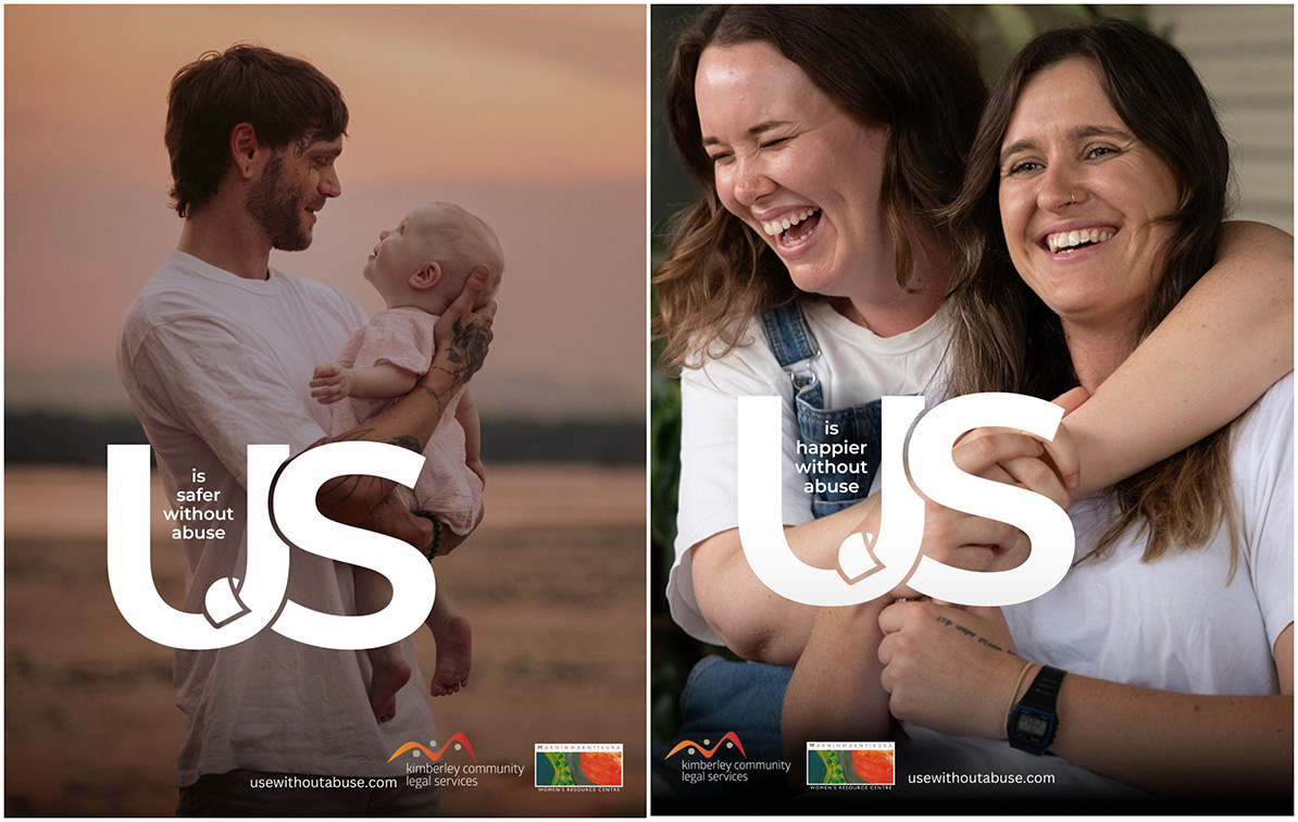 Wunan Media and AT Creative team up with KCLS and MWRC to launch ‘US is Better Without Abuse’ campaign in the Kimberley