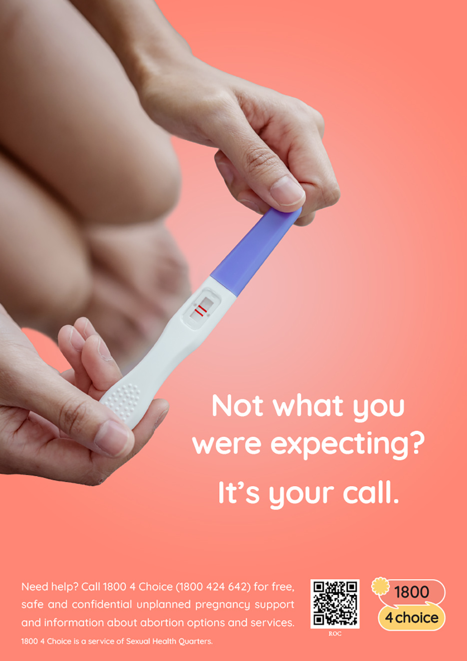 Sexual Health Quarters and Likeable Creative launch unplanned pregnancy helpline