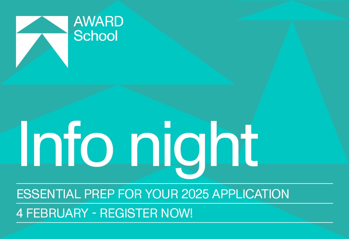 AWARD School Virtual Info Night: Tonight Tuesday 4 Feb, 7:00pm-8:00pm AEDT on Zoom