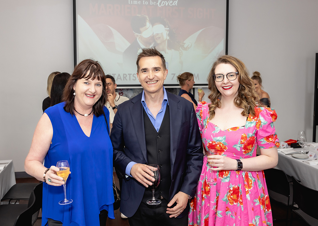 Local media party at Nine Perth’s big launch of Married At First Sight 2025