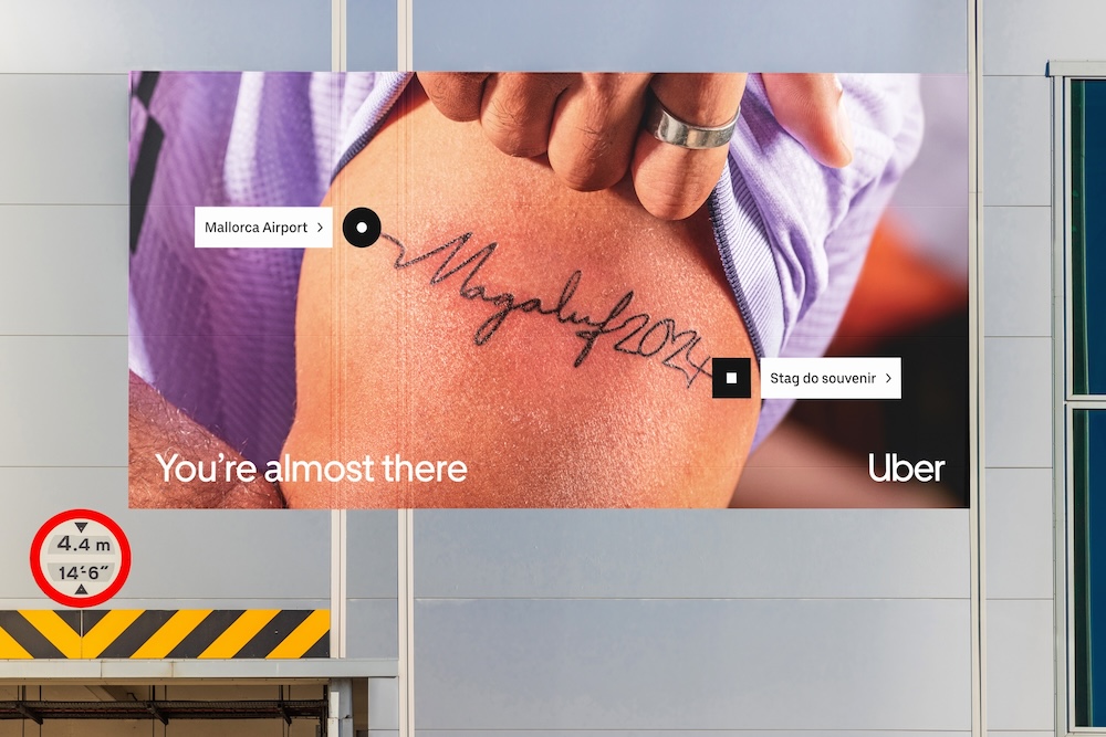 Seen+Noted: Uber and London Gatwick show travellers ‘You’re Almost There’ in new work