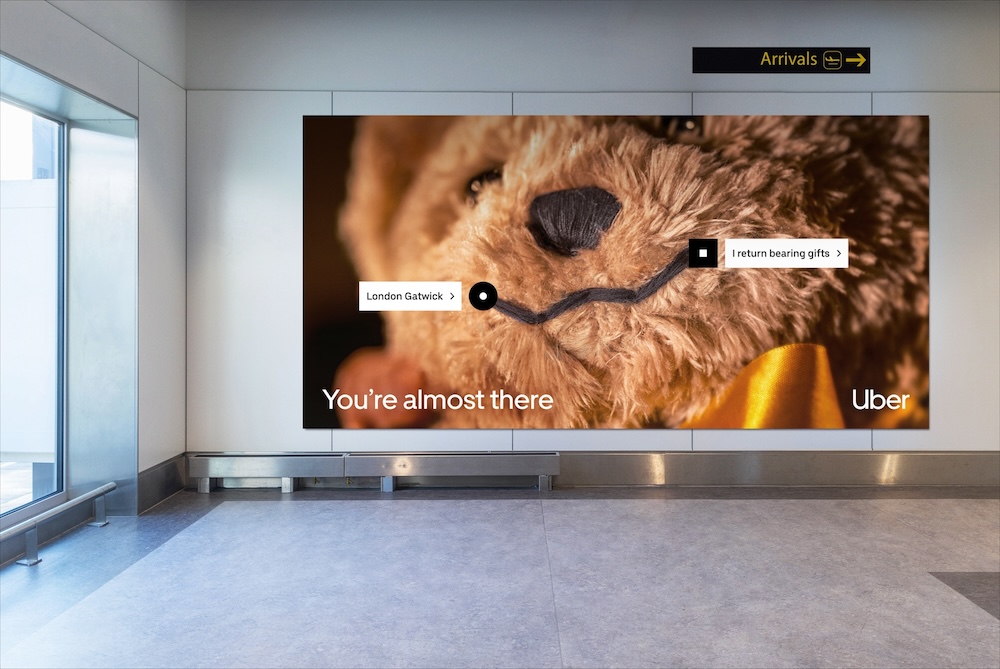Seen+Noted: Uber and London Gatwick show travellers ‘You’re Almost There’ in new work