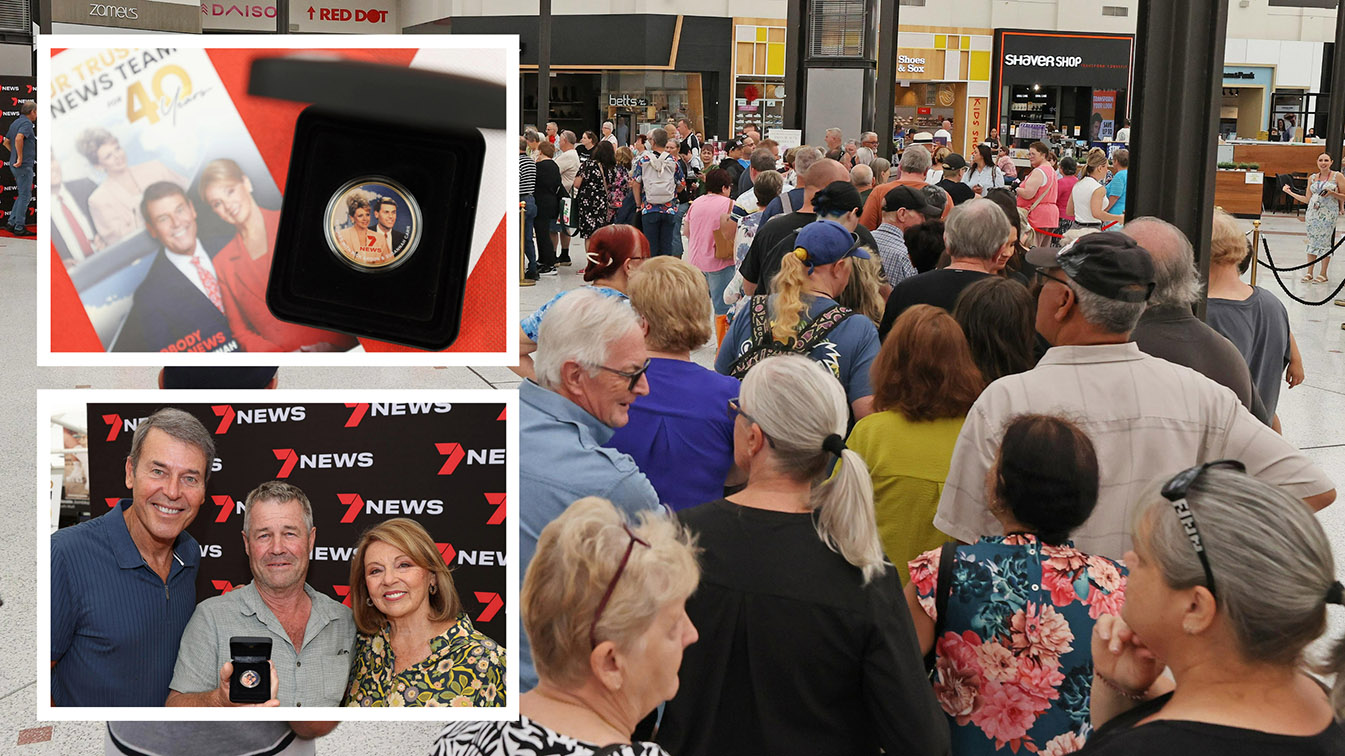 7NEWS duo Rick Ardon and Susannah Carr draw massive crowds for 40 years celebration