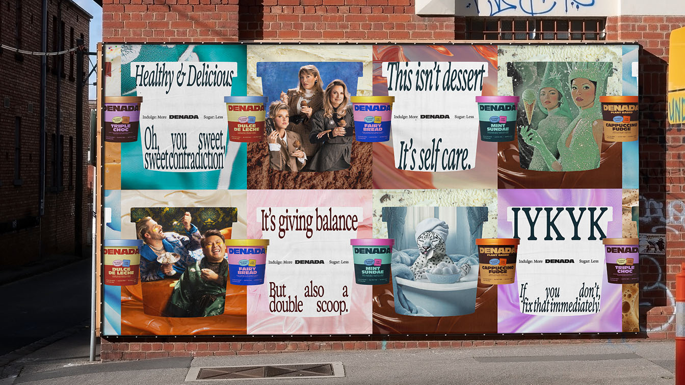 Block goes big in indulgent new Out-of-Home campaign for Denada