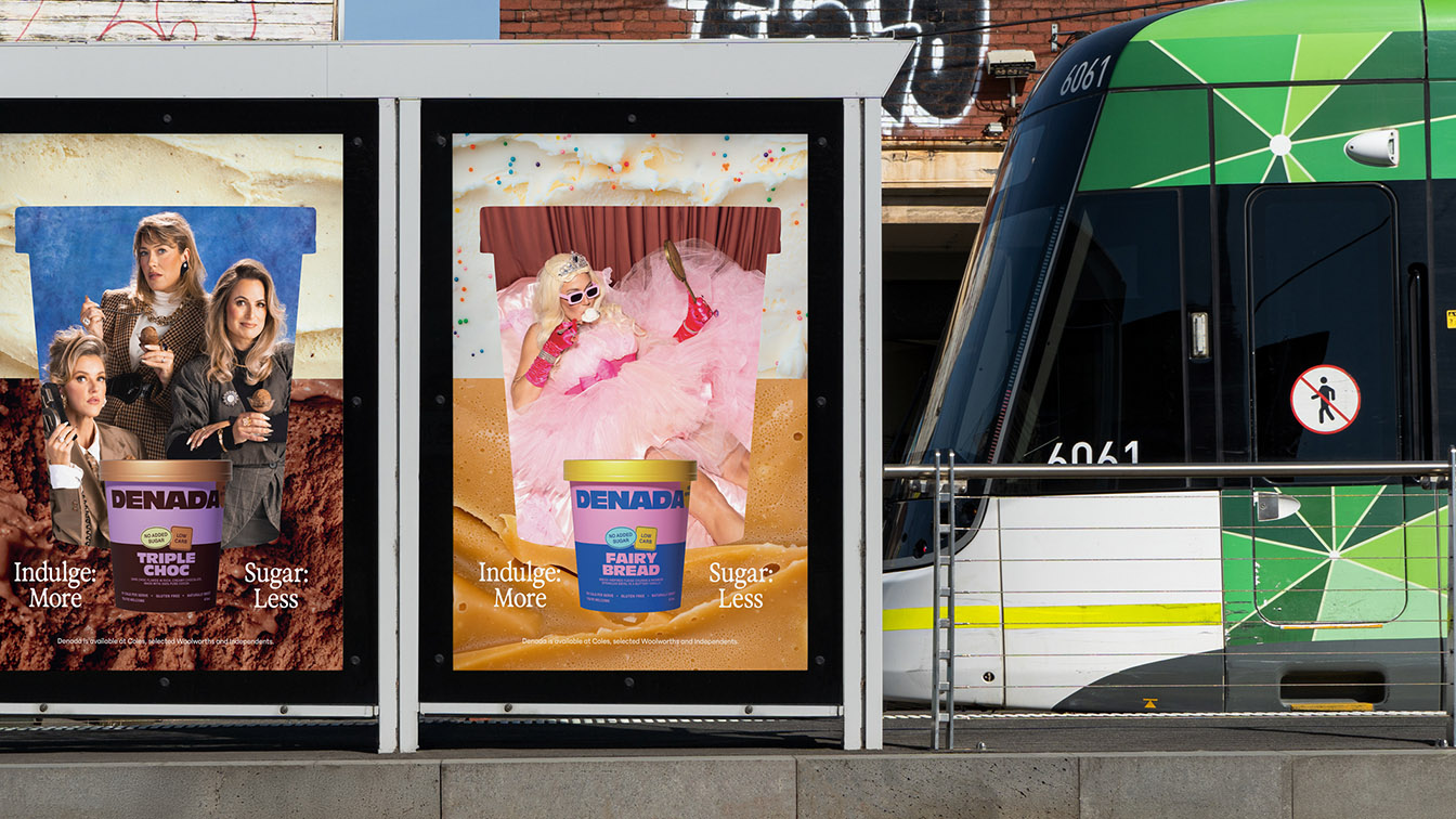 Block goes big in indulgent new Out-of-Home campaign for Denada