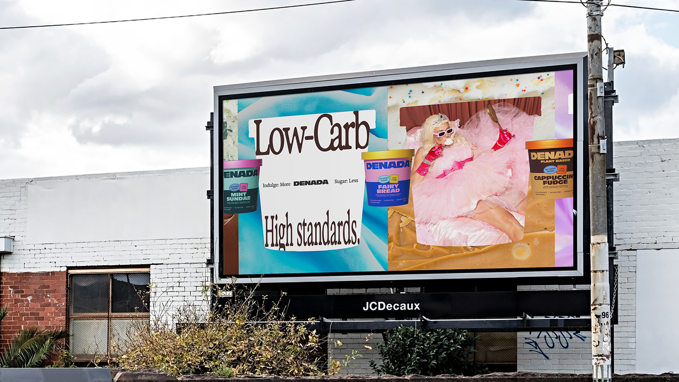 Block goes big in indulgent new Out-of-Home campaign for Denada
