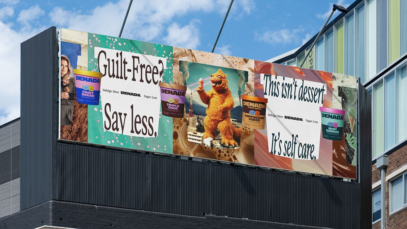 Block goes big in indulgent new Out-of-Home campaign for Denada