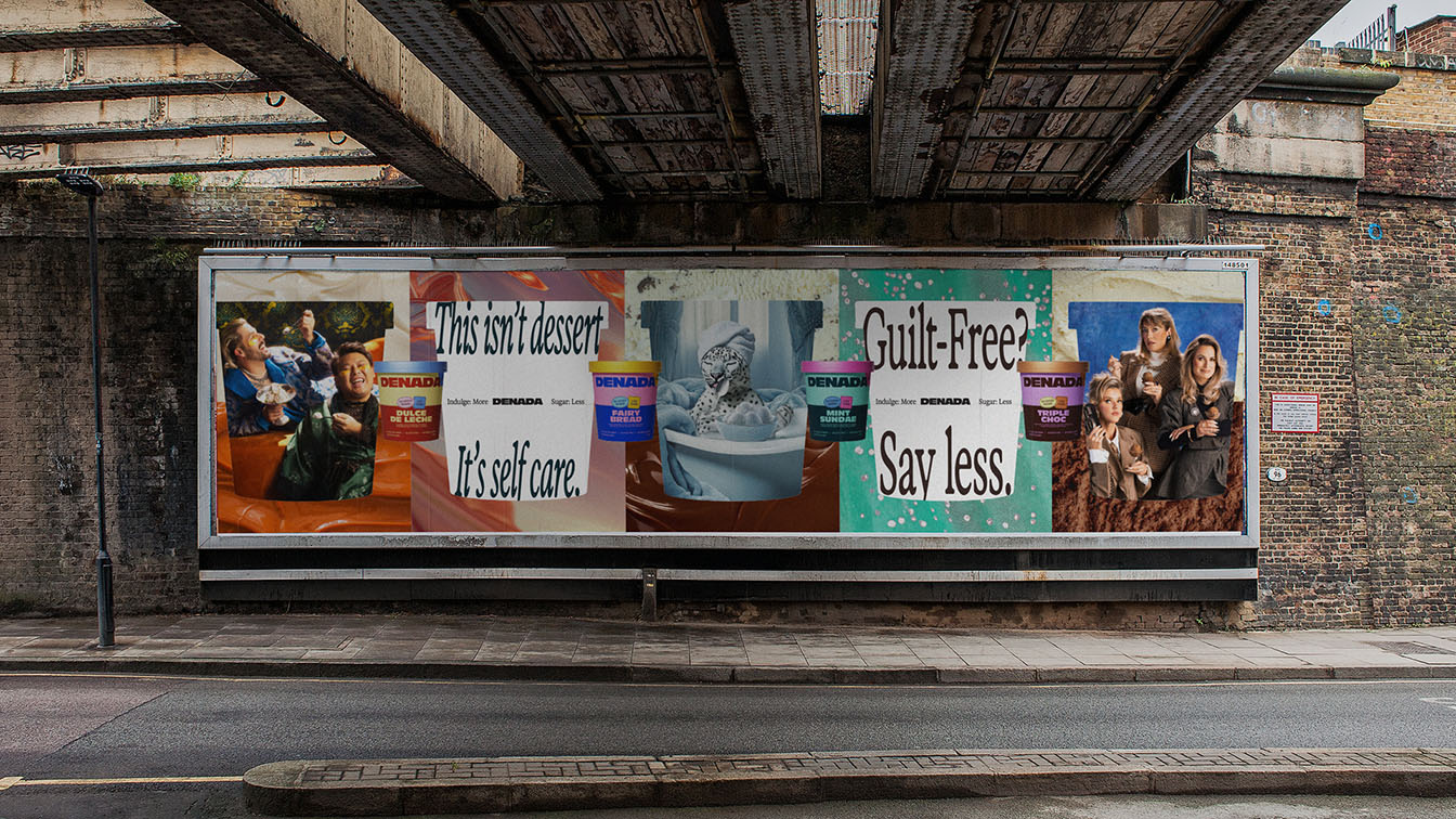 Block goes big in indulgent new Out-of-Home campaign for Denada
